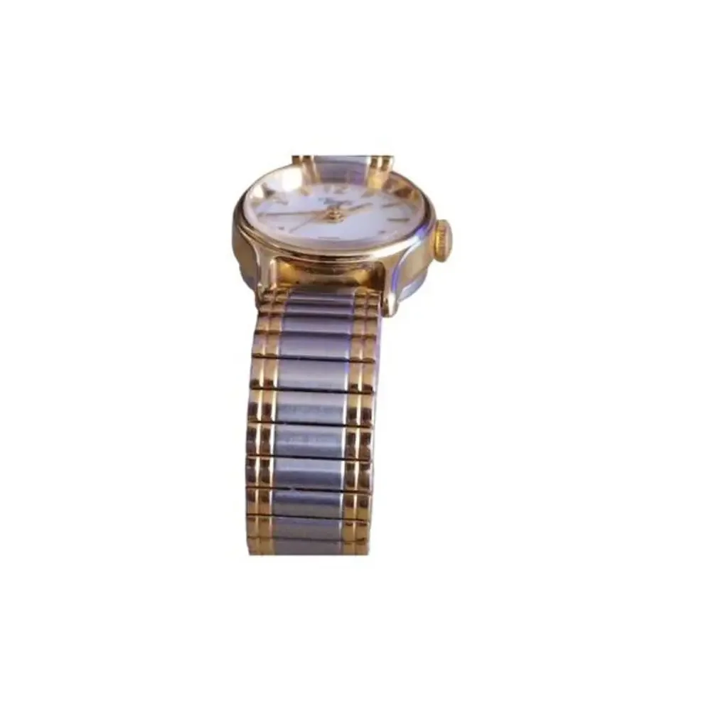Vintage Women’s‎ Timex Watch Two Tone Metal Bracelet Analog New Battery